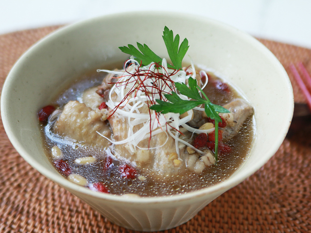 参鶏湯風スープ(高千穂峡つゆ)